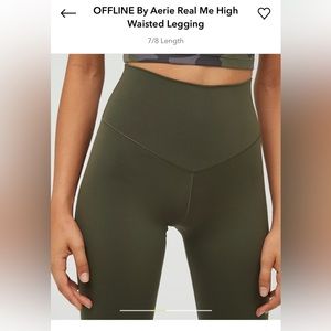 OFFLINE By Aerie Real Me High Waisted Legging 7/8 Length